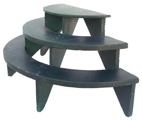 High quality vintage cactus gifts and merchandise. Miniature, three tiered, wooden plant stand in wonderful ...