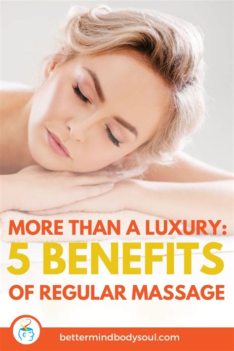 The Amazing Benefits Of Massage And Why You Should Take Advantage Of It Massage Benefits