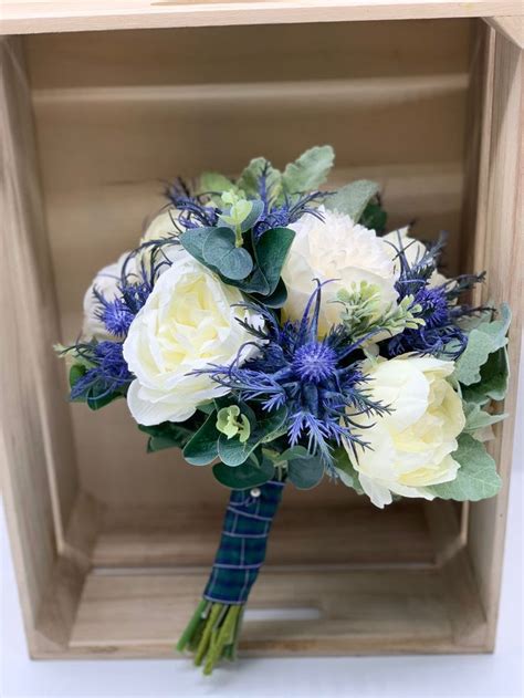 No matter the season or the reason, think of ftd when you want to send flowers. Alisa Artificial White Ivory Bridal Bouquet-Scottish ...