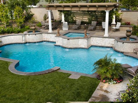 Mediterranean Inspired Swimming Pools Outdoor Spaces Patio Ideas