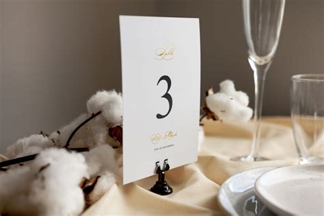 Diy Table Numbers Stand Paperlust
