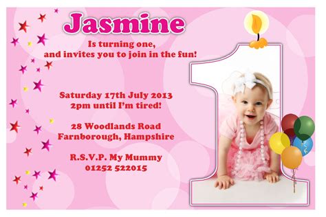 How To Birthday Card Invitations Designs Winsome Layout First Bir