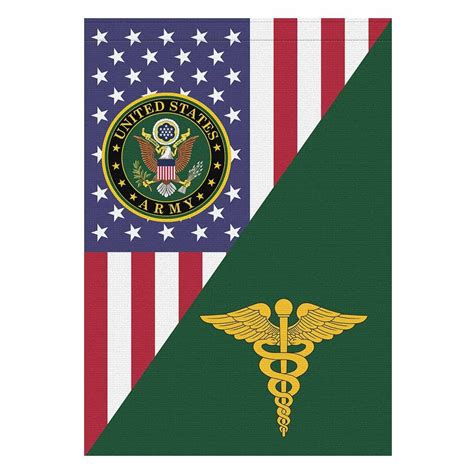 Us Army Medical Corps House Flag 28 Inch X 40 Inch Twin Side Printing