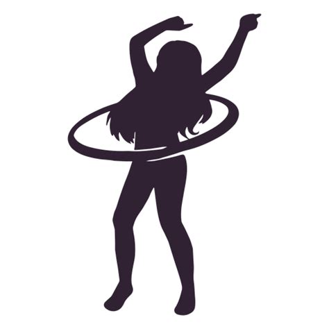 Woman Hula Hoop Hobby Silhouette Png And Svg Design For T Shirts