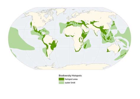 ﻿36 Global Biodiversity Hotspots