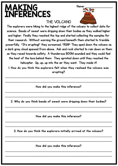 Worksheets To Teach Inferences And Conclusions As A Reading Strategy Contains A Reading Passage