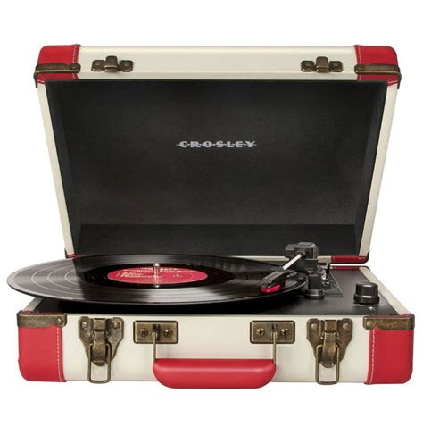 And executive is also one of such record players. Crosley Executive Portable USB Turntable - Red/Cream ...