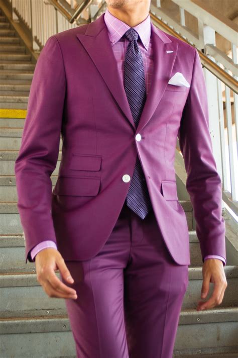 A Dapper Purple Mens Suit Is Always Fun For All Of Your Mens Custom