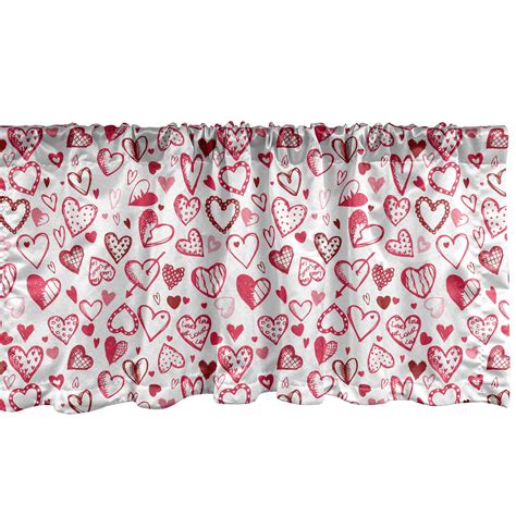 Love Window Valance Pack Of 2 Valentine Hearts Gatherings Engagement