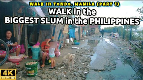Intense Walk In The Biggest Slum In The Philippines Tondo Manila Walk