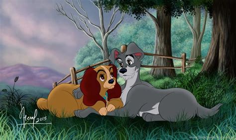 The Lady And The Tramp By Fernl On Deviantart Desktop Background