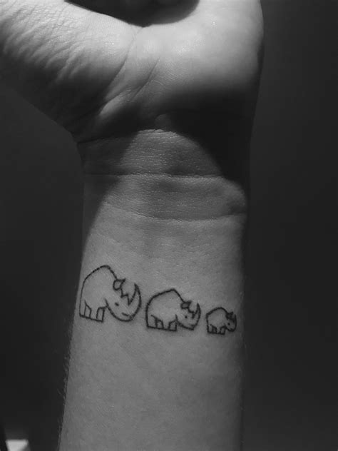 Baby Rhino Tattoo Rhino Tattoo Small Tattoos Leg Sleeve Tattoo