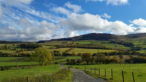 Llanuwchllynroadside View Of The Beautiful Welsh Countryside Welsh