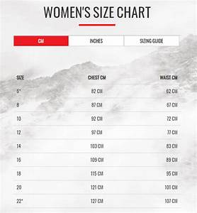 Stoney Creek Size Charts