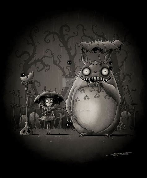 My Creepy Neighbor Poster Prints Totoro Ghibli Art