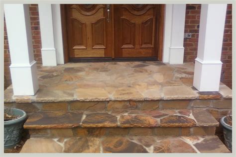 Flagstone Front Porch Eastcobbs Best Remodeling