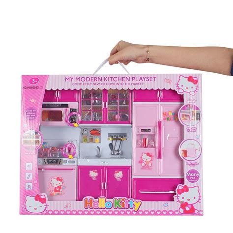 Sanrio hello kitty biscuit fun factory set kitchen cooking kit never used in box. Simulation kitchen toy pretend play play cooking set hello ...