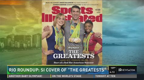 phelps shows katie ledecky how to wear her rio medals for photo shoot
