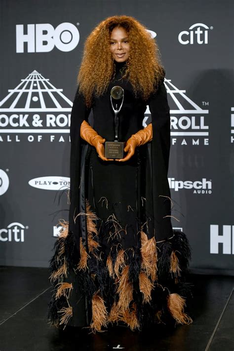 Janet Jackson At Rock And Roll Hall Of Fame Ceremony 2019 Popsugar