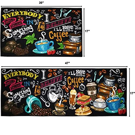 Upnupco Artistic And Colorful Kitchen Rugs Kitchen Mats For Floor Non