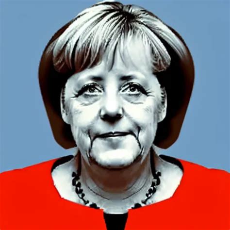 Angela Merkel Drawn In Ms Paint Stable Diffusion Openart