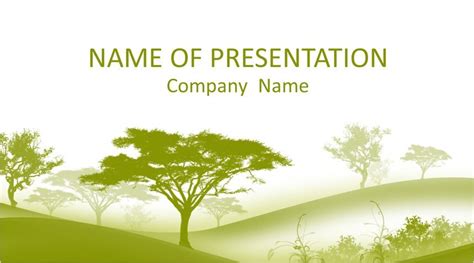 Trees Powerpoint Template