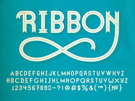 Top 10 Free Ribbon Fonts