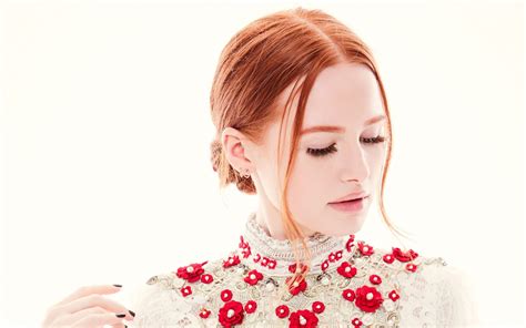 Women Model Redhead Long Hair Madelaine Petsch Actress Face