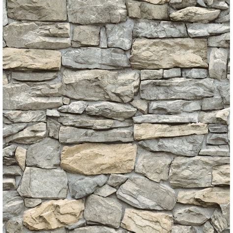 Inhome Kilkenny Stone Peel And Stick Wallpaper Peel And