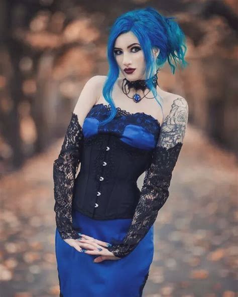 7 trending blue gothic dresses editorialuv