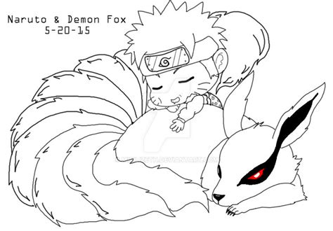 Naruto And Demon Fox By Mirilizeth On Deviantart