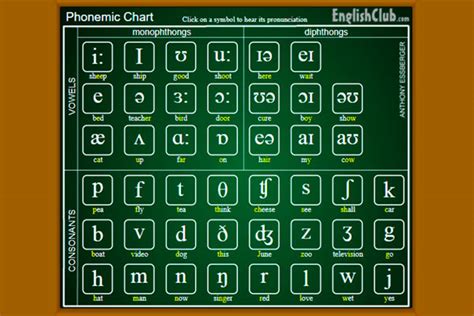 Interactive Phonemic Chart Ttmadrid
