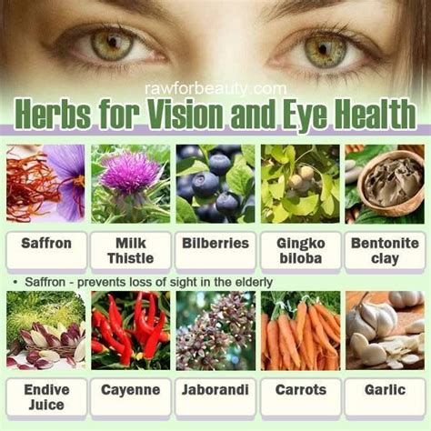 Herbs For Vision And Eye Health Eye Health Food Eye Health Herbs