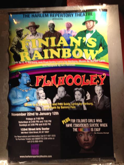 finian s rainbow and flahooley double bill at harlem repertory theatre 1 11 14 burton lane e