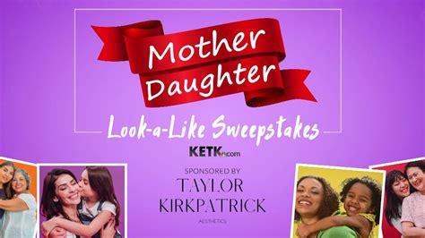 mother daughter look a like sweepstakes 2022 youtube