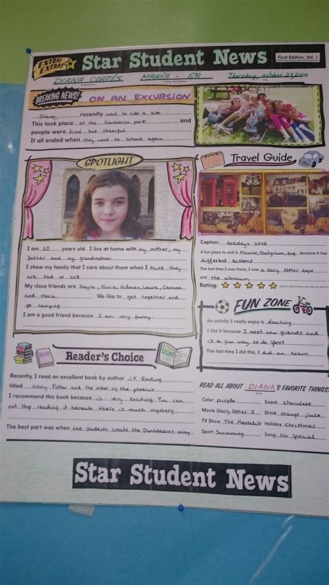 The English Corner Star Student News The Student Of The Week Is