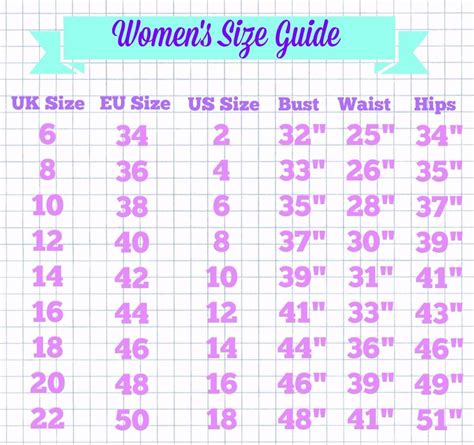 Size Guide 0 Hot Sex Picture