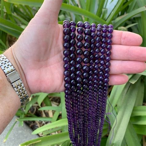 Purple Beads Etsy