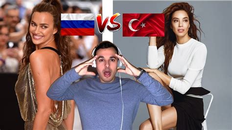italian reaction to 🇹🇷 🇷🇺 turkish vs russian women youtube