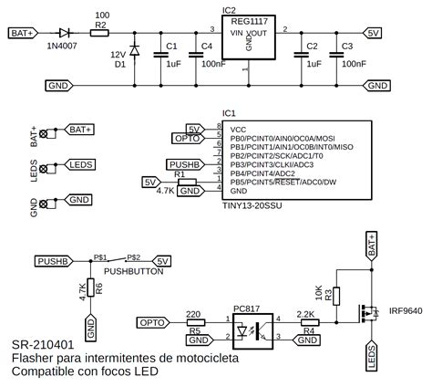 Producciones Rek Diagramas Y Electronica Sr 210401 Flasher