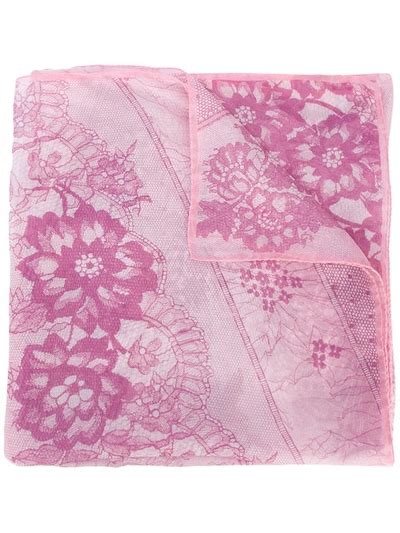 Emanuel Ungaro Floral Print Scarf Modesens