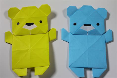 How To Origami Tutorial Animal Polar Bear Animales De Origami