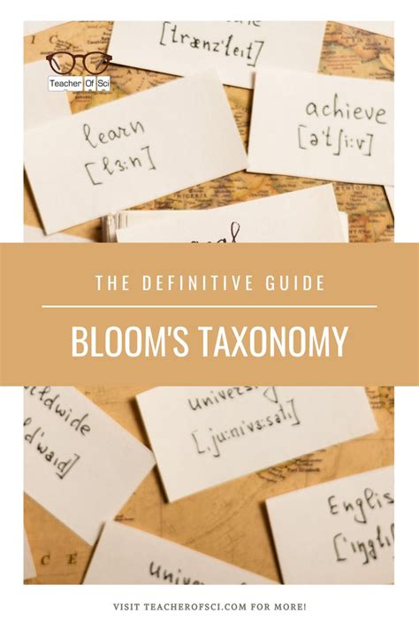 The Definitive Guide To Blooms Taxonomy Education Corner Teaching