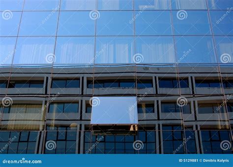 Glass Building Window Stock Image Image Of Office Perspective 5129881