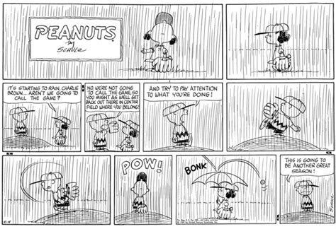 Charlie Brown Must Have Been From Oregonplaying In The Rain Snoopy