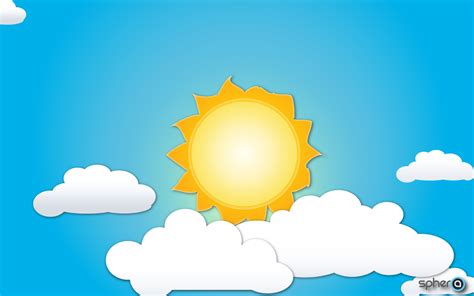 Clipart Of The Sunny Day On A Sky Free Image Download