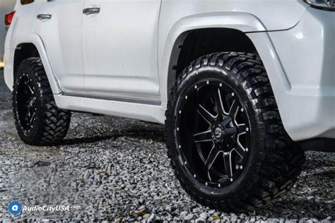 20″ Fuel Wheels D538 Maverick Black Milled Off Road Rims For 2012