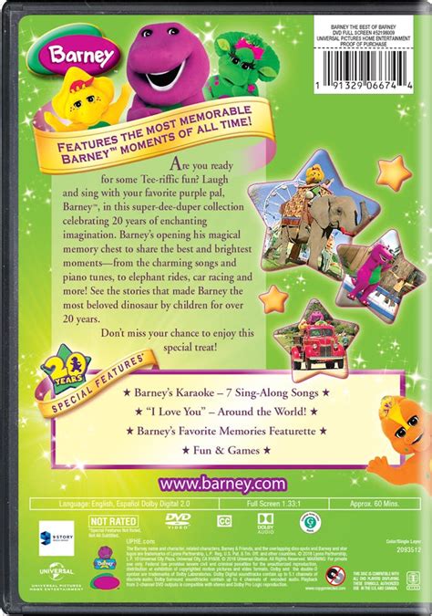 Buy Barney The Best Of Barney Dvd Gruv