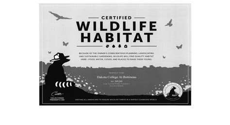 Dcb Certified As A Wildlife Habitat Morning Ag Clips