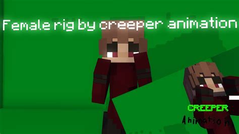 Female Rig Bycreeper Animation Download Mine Imator Link On